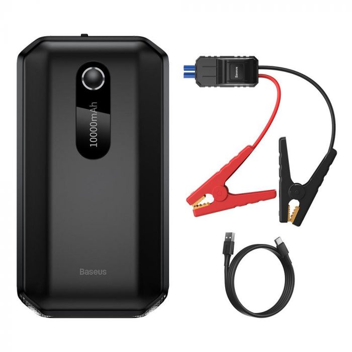 Пусковий пристрій Baseus Super Energy Air Car Jump Starter 10000mAh Black (CGNL020101)