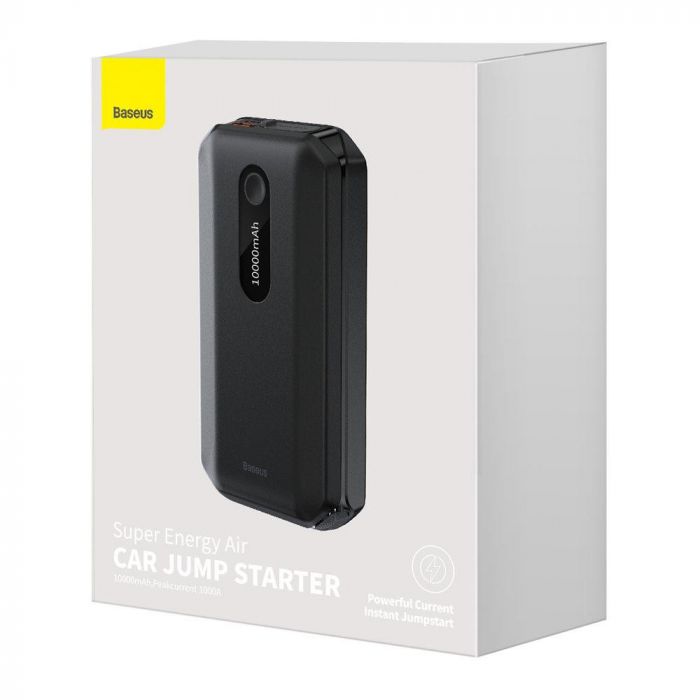 Пусковий пристрій Baseus Super Energy Air Car Jump Starter 10000mAh Black (CGNL020101)