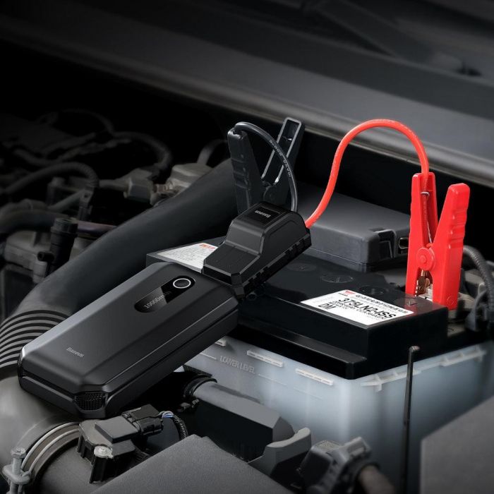 Пусковий пристрій Baseus Super Energy Air Car Jump Starter 10000mAh Black (CGNL020101)