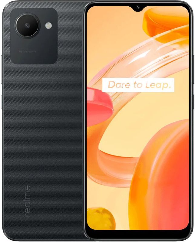 Смартфон Realme C30 3/32GB Dual Sim Black EU_