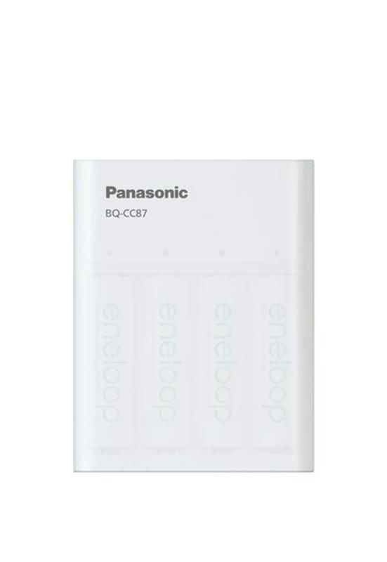 Зарядний пристрій Panasonic USB in/out з функцією Power Bank+4AA 2000 mAh