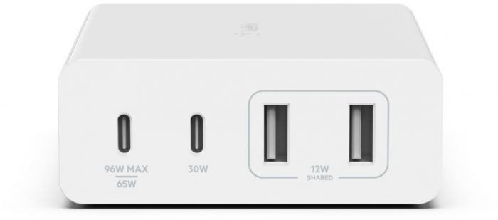 Мережевий зарядний пристрій Belkin GaN Boost Charge Pro 108W USB-С/USB-A (WCH010)