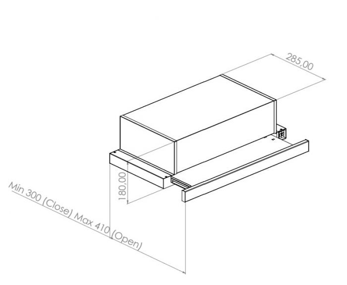 Витяжка Grifon GR TL F5 60 BL