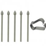 Накінечник SK для стілуса Samsung Tab S8 X700 X706 S8 Plus X800 X806 S8 Ultra X900 X906 (5шт) Grey (4000693834758G)