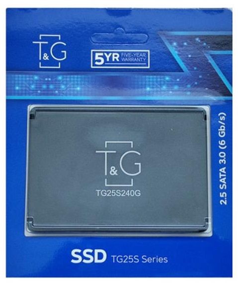 Накопичувач SSD  240GB T&G 2.5" SATAIII 3D TLC (TG25S240G)