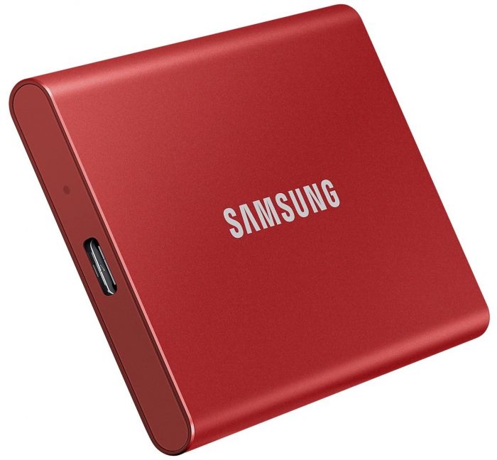 Накопичувач зовнішній SSD 2.5" USB 1.0TB Samsung T7 Red (MU-PC1T0R/WW)