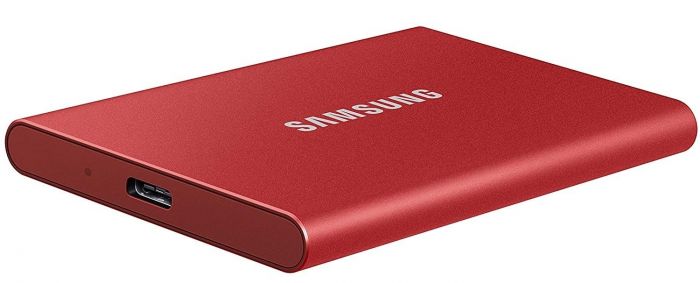 Накопичувач зовнішній SSD 2.5" USB 1.0TB Samsung T7 Red (MU-PC1T0R/WW)