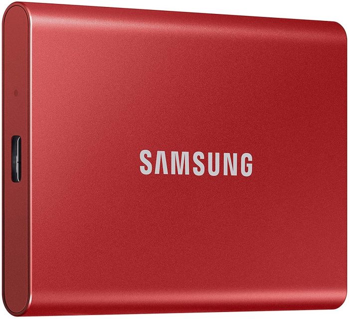 Накопичувач зовнішній SSD 2.5" USB 2.0TB Samsung T7 Red (MU-PC2T0R/WW)