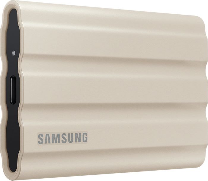 Накопичувач зовнішній SSD 2TB Samsung T7 Shield Beige (MU-PE2T0K/EU)