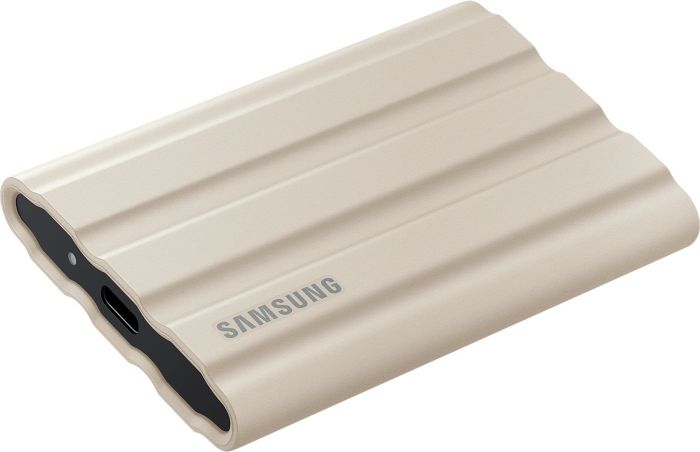 Накопичувач зовнішній SSD 2TB Samsung T7 Shield Beige (MU-PE2T0K/EU)
