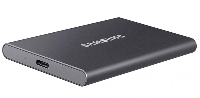 Накопичувач зовнішній SSD 2TB Samsung T7 Titan Gray (MU-PC2T0T/WW)