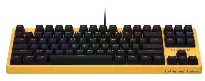 Клавіатура Hator Rockfall EVO TKL Kailh Optical Yellow (HTK-632)