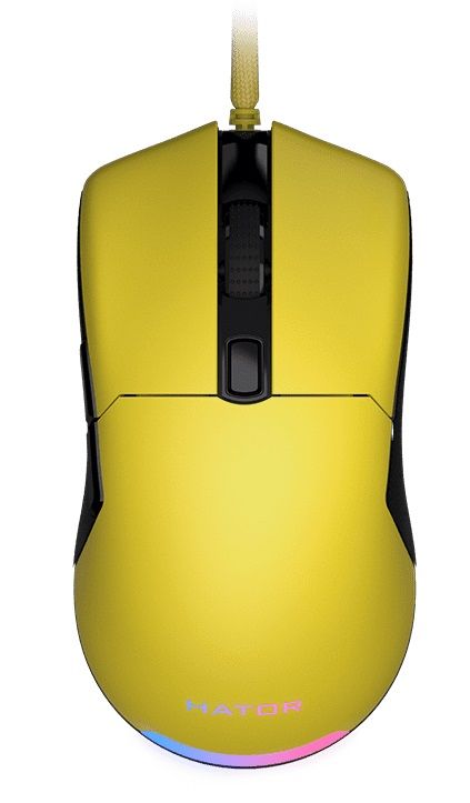 Мишка Hator Pulsar Essential Yellow (HTM-308) USB