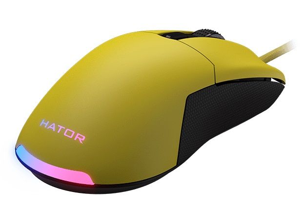 Мишка Hator Pulsar Essential Yellow (HTM-308) USB