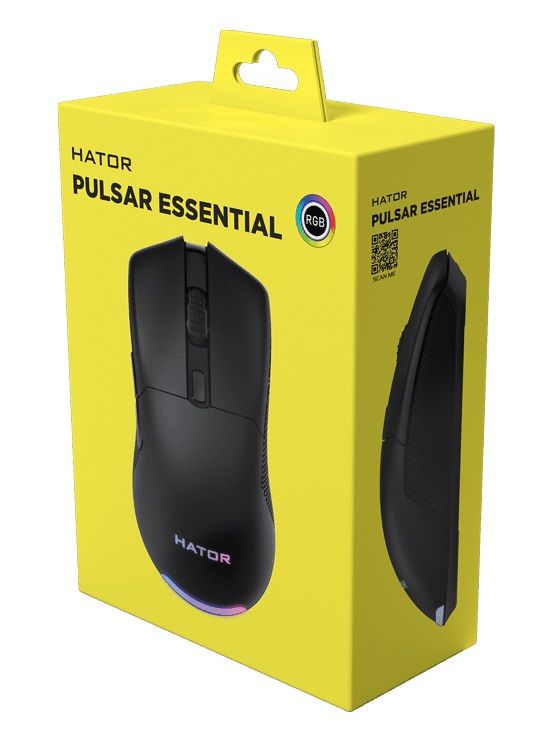 Мишка Hator Pulsar Essential Yellow (HTM-308) USB