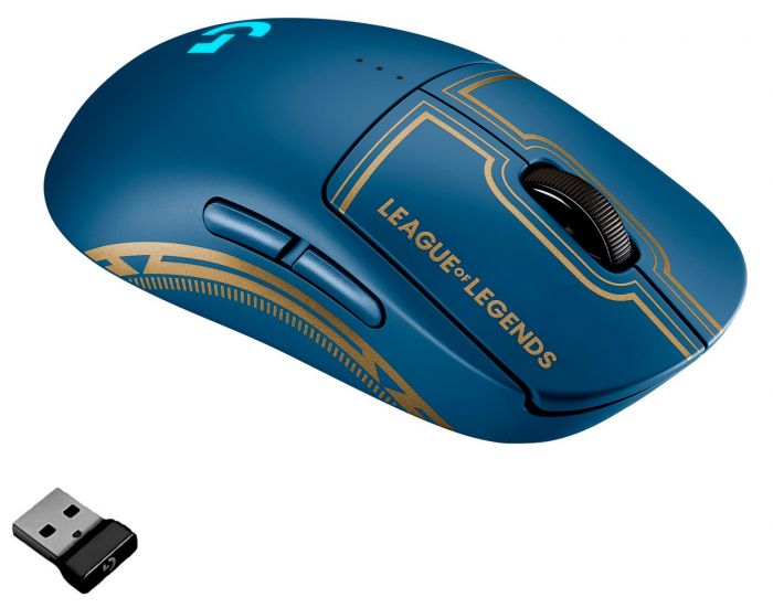 Мишка бездротова Logitech G PRO Wireless Gaming Mouse League of Legends Edition Blue (910-006451)