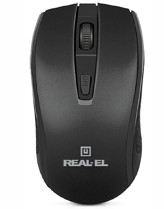 Мишка бездротова REAL-EL RM-308 Black