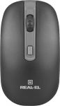 Мишка бездротова REAL-EL RM-303 Black/Grey