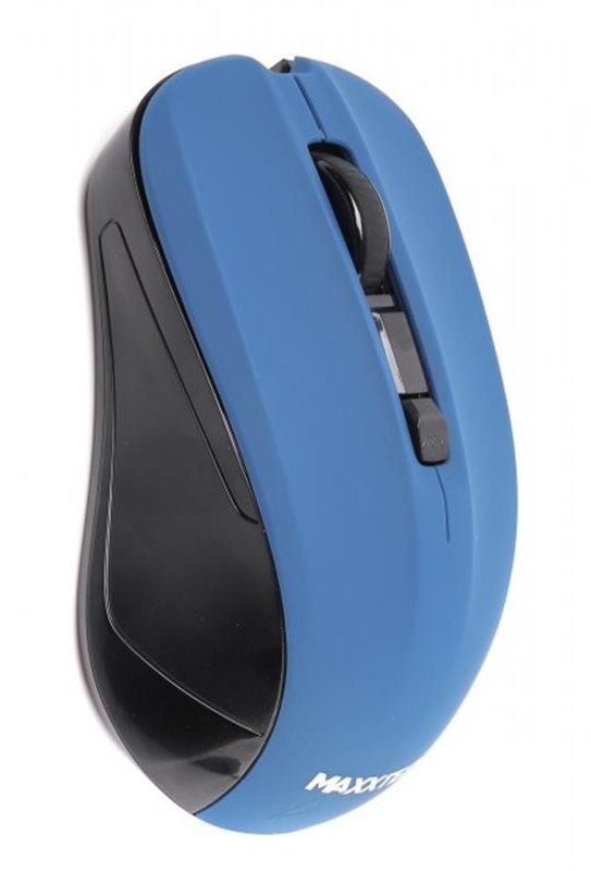 Мишка бездротова Maxxter Mr-337-Bl Blue USB