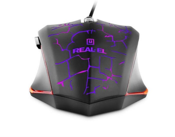 Мишка REAL-EL RM-505 Black (EL123200018)