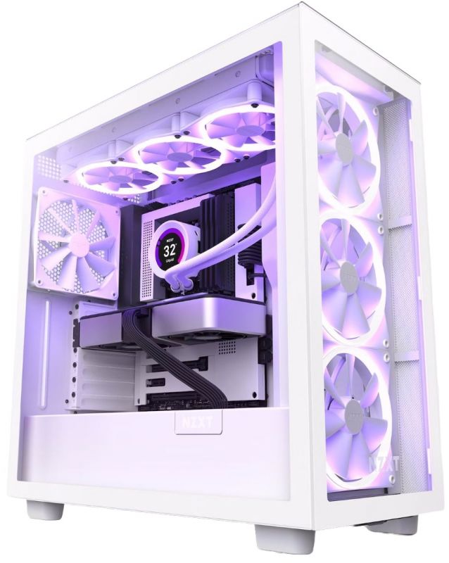 Корпус NZXT H7 Elite White (CM-H71EW-01) без БЖ