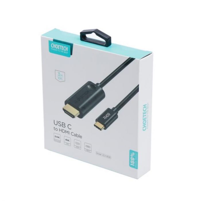 Кабель Choetech HDMI - USB Type-C (M/M), 3 м, Black (XCH-0030BK)