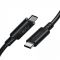 Кабель Choetech USB Type-C - USB Type-C (M/M), 0.8 м, Black (XCC-1028-BK)