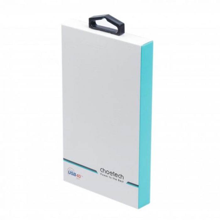 Кабель Choetech USB-C - USB-C, 0.8м (XCC-1028-BK)