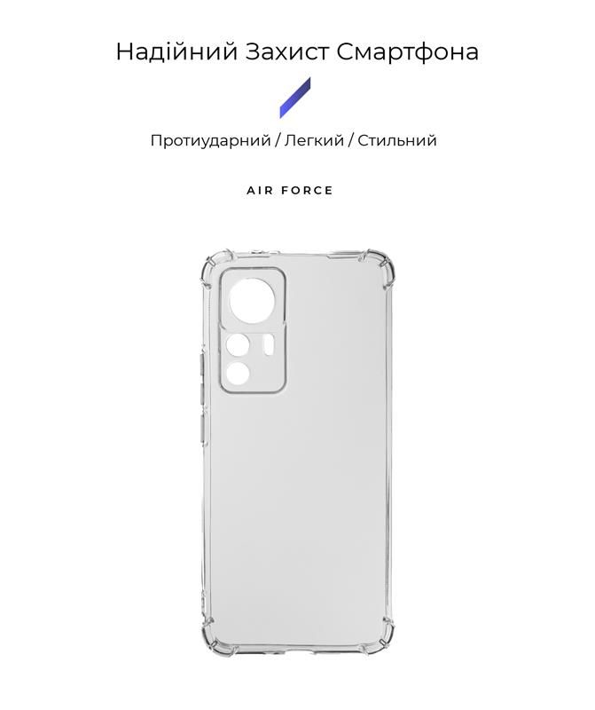 Чохол-накладка Armorstandart Air Force для Xiaomi 12T Pro Camera cover Transparent (ARM64780)