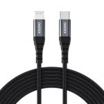Кабель Choetech USB-C - Lightning, 1.2м (IP0039-BK)