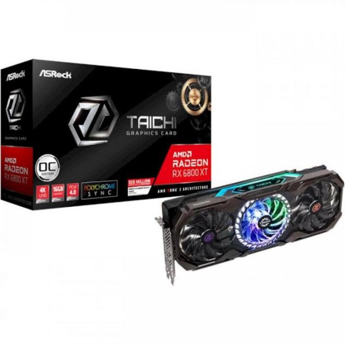 Відеокарта AMD Radeon RX 6800 XT 16GB GDDR6 Taichi X OC ASRock (RX6800XT TCX 16GO)