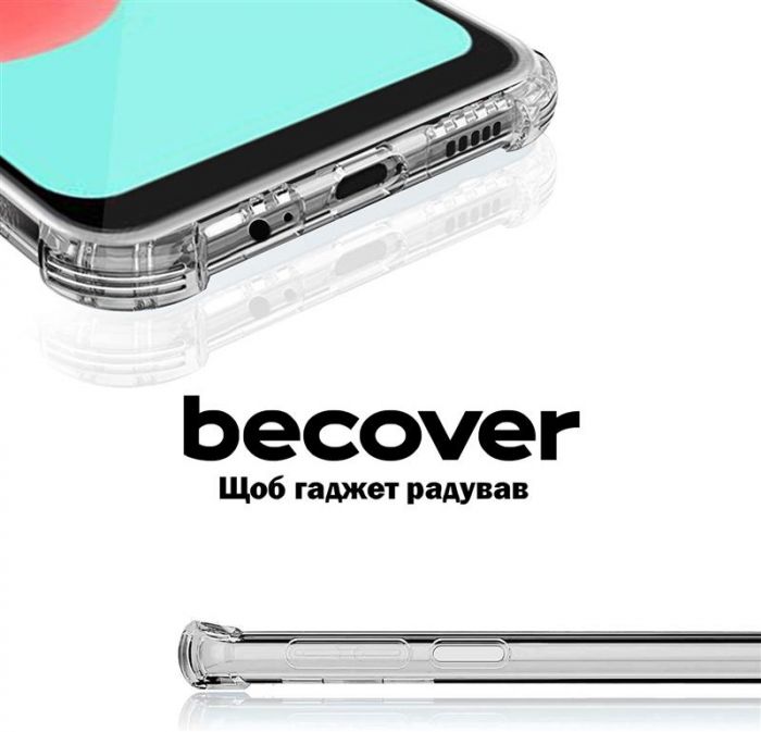 Чохол-накладка BeCover Anti-Shock для Tecno Spark 9 Pro (KH7n) Clear (708907)