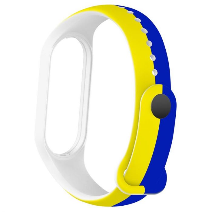 Ремінець Armorstandart для Xiaomi Mi Band 4/3 Blue - Yellow (ARM65667)