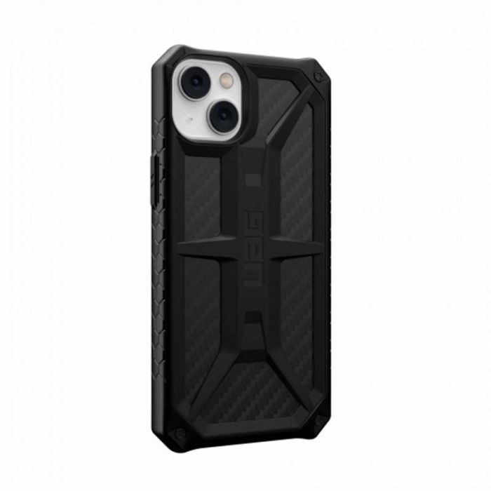 Чохол-накладка Urban Armor Gear Monarch для Apple iPhone 14 Plus/15 Plus Carbon Fiber (114033114242)