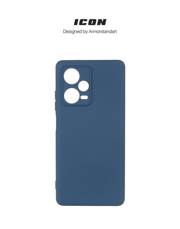 Чохол-накладка Armorstandart Icon для Xiaomi Redmi Note 12 Pro+ 5G Camera cover Dark Blue (ARM65213)