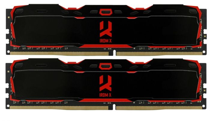 Модуль пам`ятi DDR4 2x4GB/2666 GOODRAM Iridium X Black (IR-X2666D464L16S/8GDC)