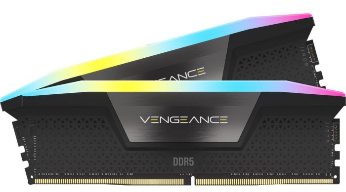 Модуль пам`ятi DDR5 2x16GB/7200 Corsair Vengeance RGB Black (CMH32GX5M2X7200C34)