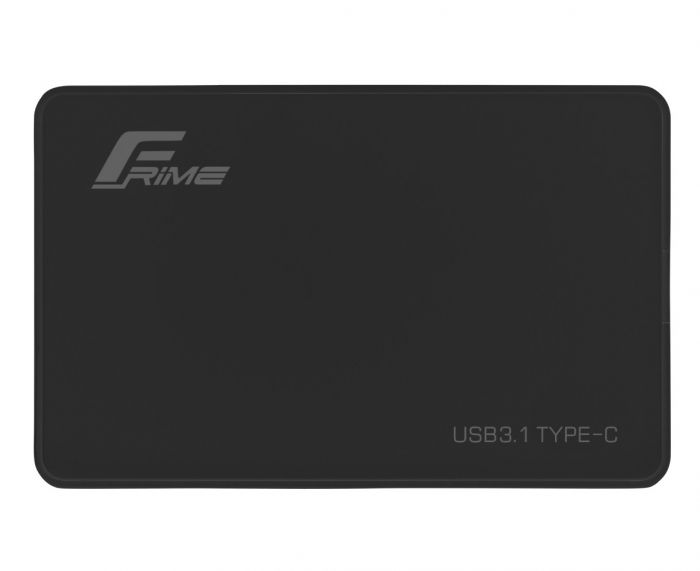 Зовнішня кишеня Frime SATA HDD/SSD 2.5", TYPE C(USB3.1), Plastic, Black (FHE10.25U31)