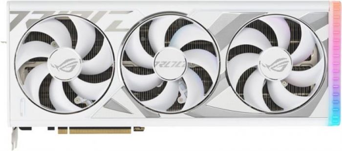 Відеокарта GF RTX 4080 16GB GDDR6X ROG Strix Gaming White Asus (ROG-STRIX-RTX4080-16G-WHITE)