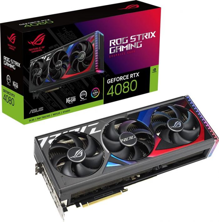 Відеокарта GF RTX 4080 16GB GDDR6X ROG Strix Gaming Asus (ROG-STRIX-RTX4080-16G-GAMING)