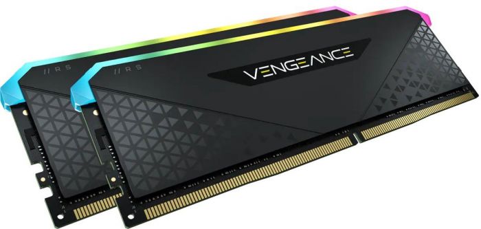 Модуль пам`ятi DDR4 2x16GB/3600 Corsair Vengeance RGB RS Black (CMG32GX4M2D3600C18)