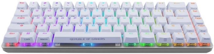 Клавiатура Asus ROG Falchion Ace LED 68key NX RD White (90MP0346-BKUA11)