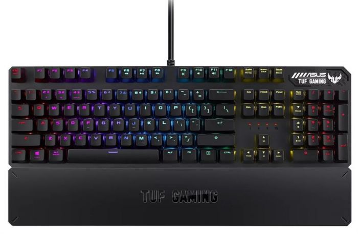 Клавiатура Asus TUF Gaming K3 RGB 104key Kailh BN UA Black (90MP01Q1-BKMA00)