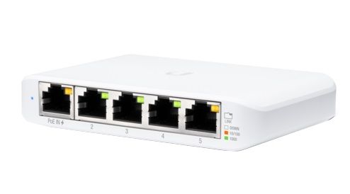 Комутатор Ubiquiti UniFi USW-FLEX-MINI (5хGE, PoE-In)