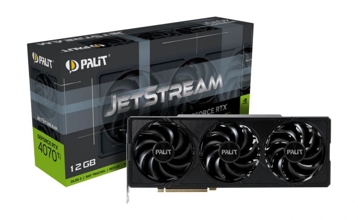 Відеокарта GF RTX 4070 Ti 12GB GDDR6X JetStream Palit (NED407T019K9-1043J)