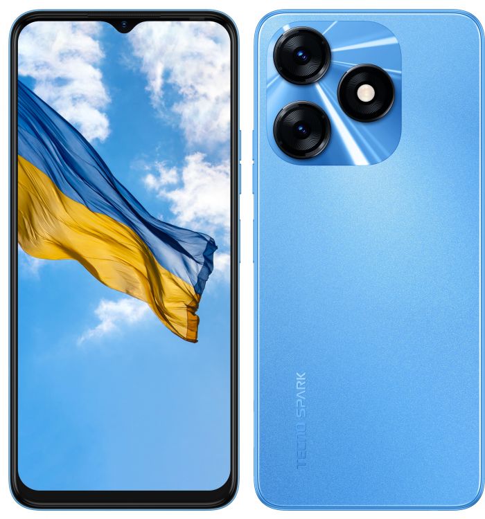 Смартфон Tecno Spark 10 (KI5q) 8/128GB NFC Dual Sim Meta Blue (4895180797743)