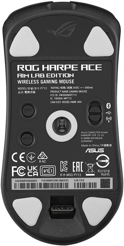 Мишка бездротова Asus ROG Harpe Ace Aim Lab Edition Black (90MP02W0-BMUA00)
