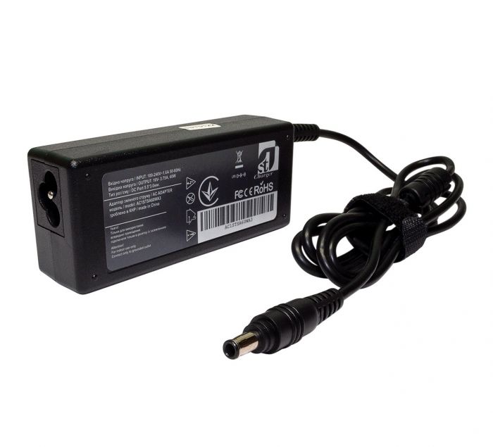 Блок живлення 1StCharger для ноутбука Samsung 16V 60W 3.75A 5.5x3.0мм (AC1STSA60WA3)