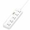 Фільтр живлення ProLogix Premium (PR-SC5415W) 5 розеток, 4 USB (1 PD +1 QC3.0 +2 AUTO ID), 2 м, білий