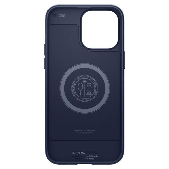 Чохол-накладка Spigen Mag Armor MagFit для Apple iPhone 14 Pro Navy Blue (ACS04990)